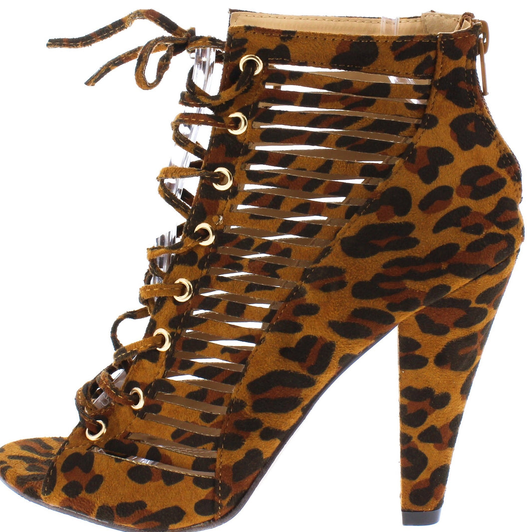 Leopard Booties