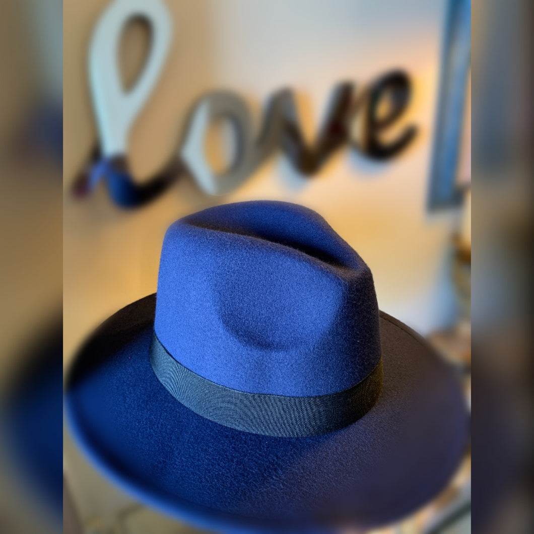 Navy Fedora