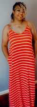 Load image into Gallery viewer, Striped Maxi Dress with Pockets
